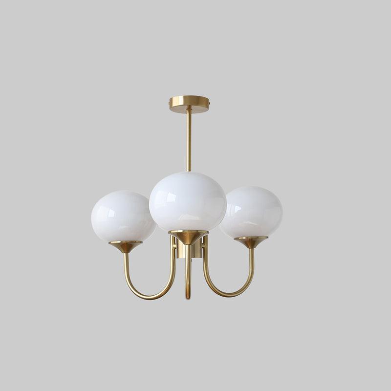 Modern Marshmallow Glass Chandelier Ceiling Light