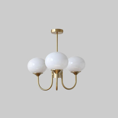Modern Marshmallow Glass Chandelier Ceiling Light