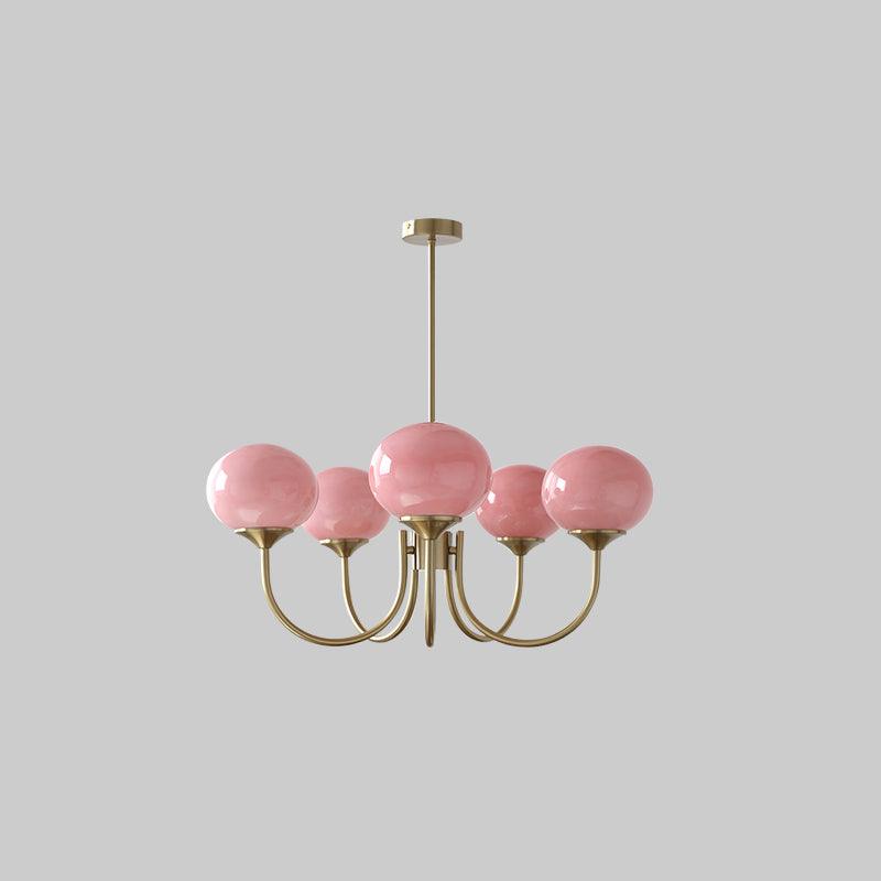 Modern Marshmallow Glass Chandelier Ceiling Light