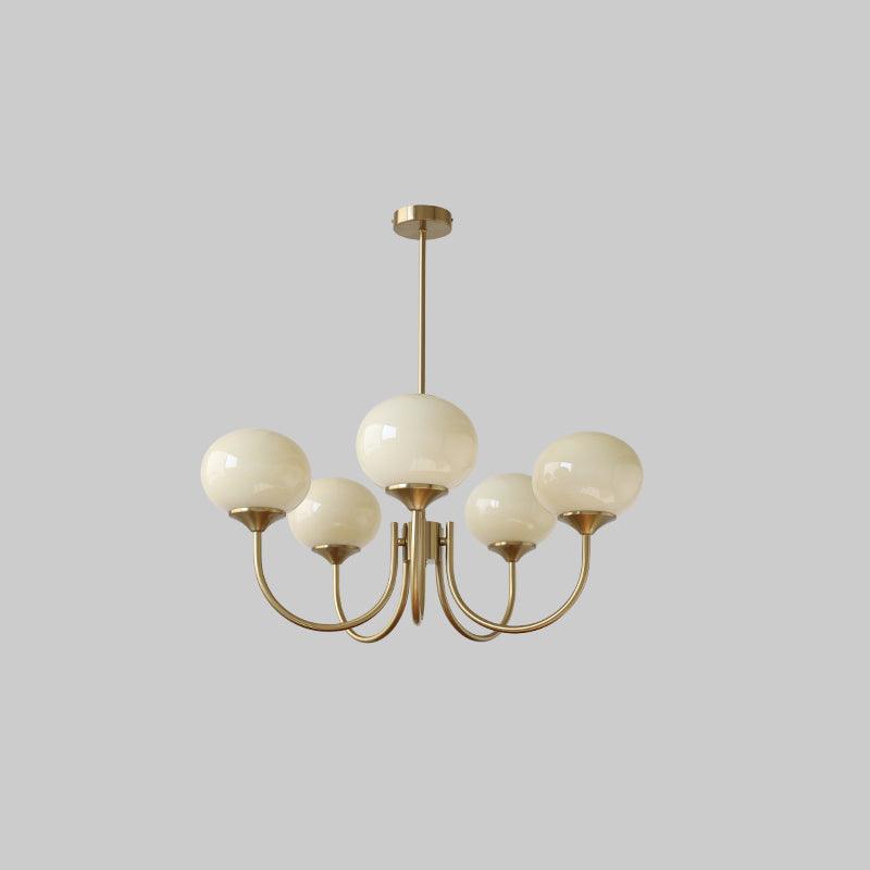 Modern Marshmallow Glass Chandelier Ceiling Light