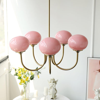 Modern Marshmallow Glass Chandelier Ceiling Light