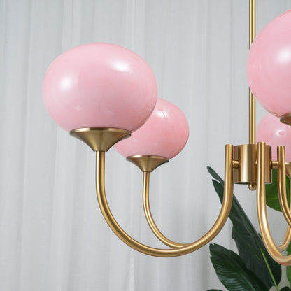 Modern Marshmallow Glass Chandelier Ceiling Light