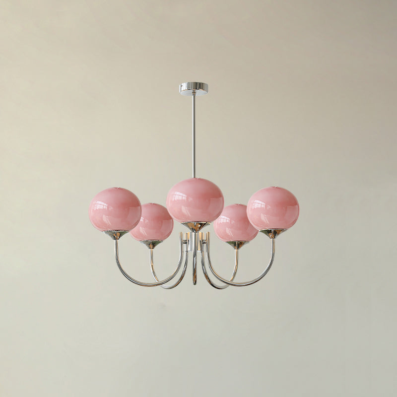 Modern Marshmallow Glass Chandelier Ceiling Light