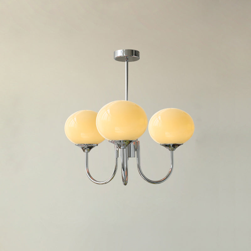 Modern Marshmallow Glass Chandelier Ceiling Light