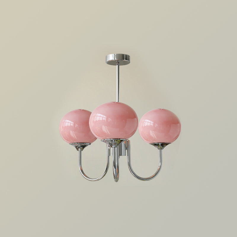 Modern Marshmallow Glass Chandelier Ceiling Light
