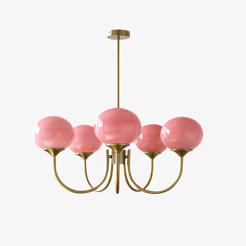 Modern Marshmallow Glass Chandelier Ceiling Light