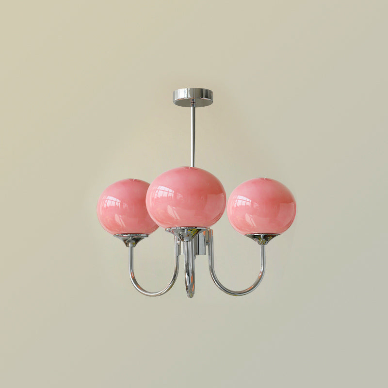 Modern Marshmallow Glass Chandelier Ceiling Light