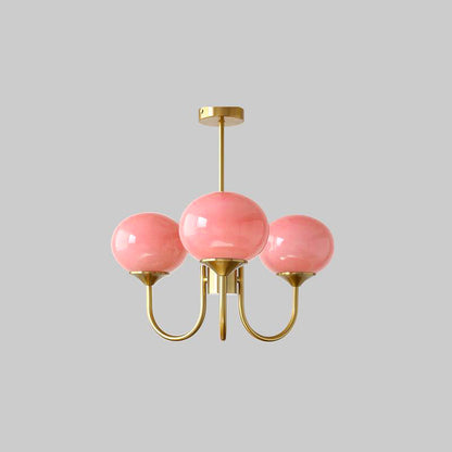 Modern Marshmallow Glass Chandelier Ceiling Light