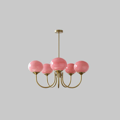 Modern Marshmallow Glass Chandelier Ceiling Light