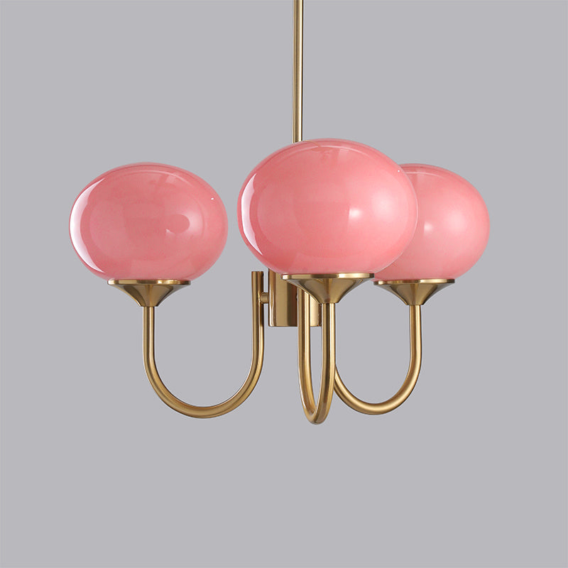 Modern Marshmallow Glass Chandelier Ceiling Light