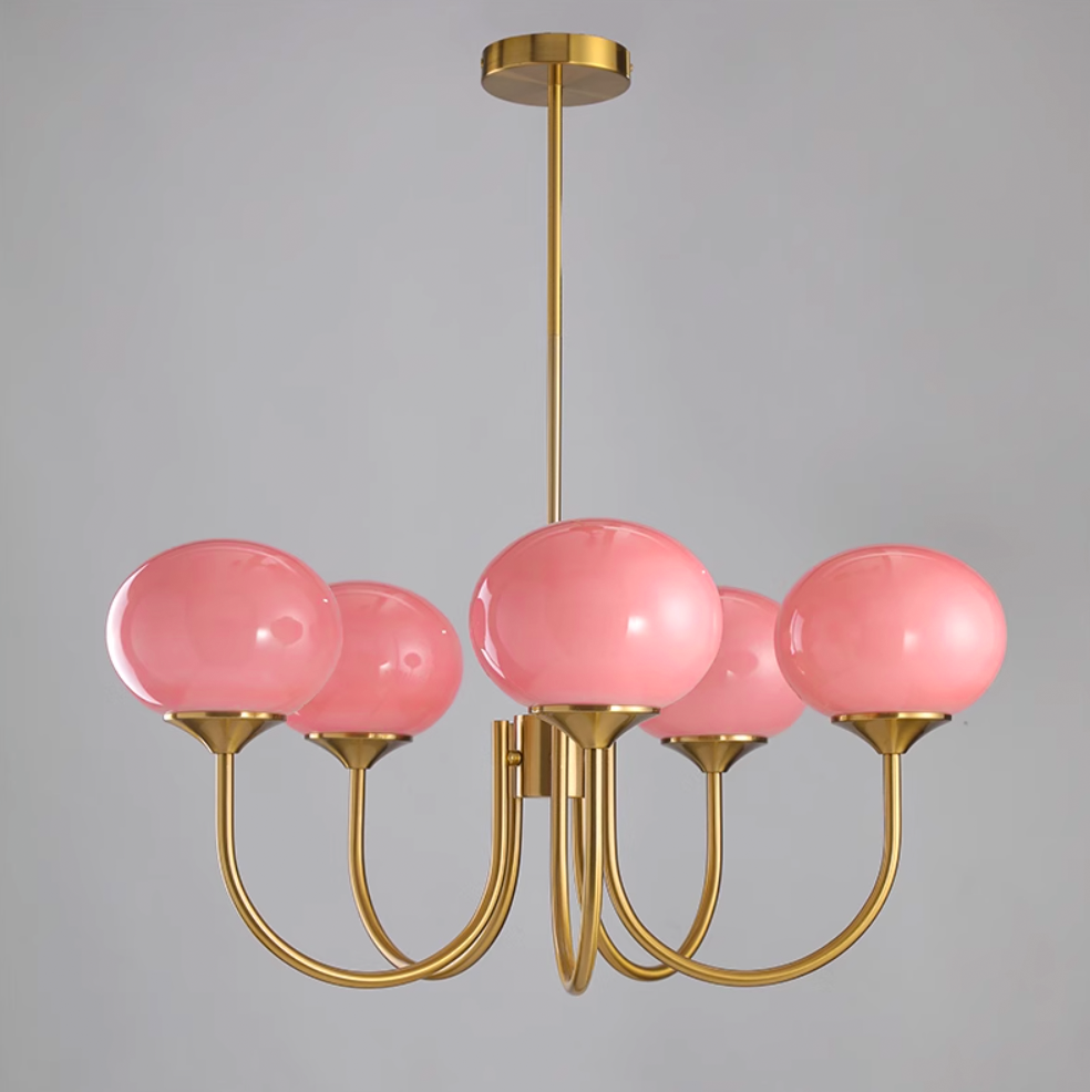 Modern Marshmallow Glass Chandelier Ceiling Light