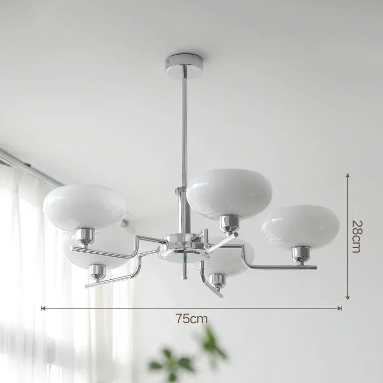 Bauhaus Retro LED Ceiling Chandelier Light