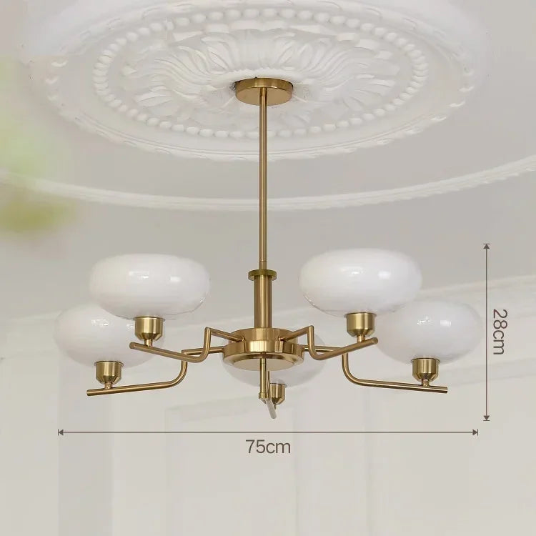 Bauhaus Retro LED Ceiling Chandelier Light