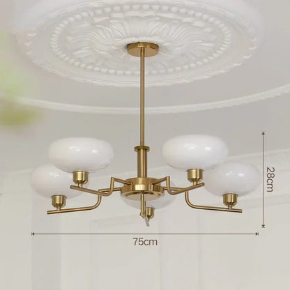 Bauhaus Retro LED Ceiling Chandelier Light