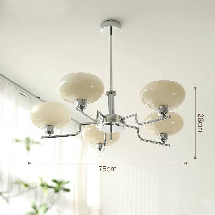Bauhaus Retro LED Ceiling Chandelier Light