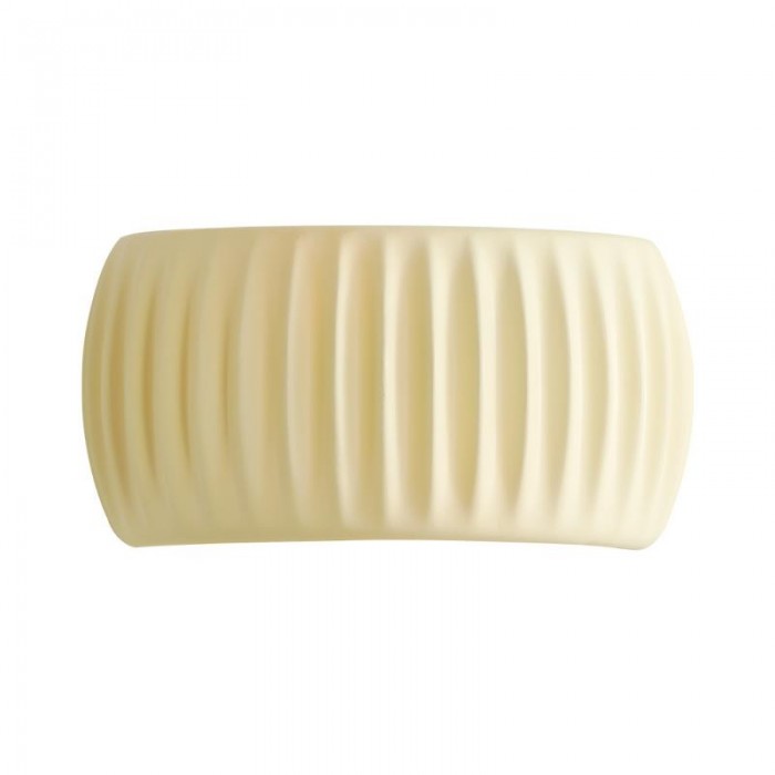 Art Deco Ribbed Resin Wall Sconce Light