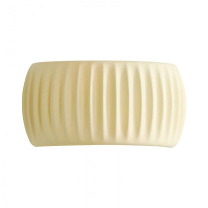 Art Deco Ribbed Resin Wall Sconce Light