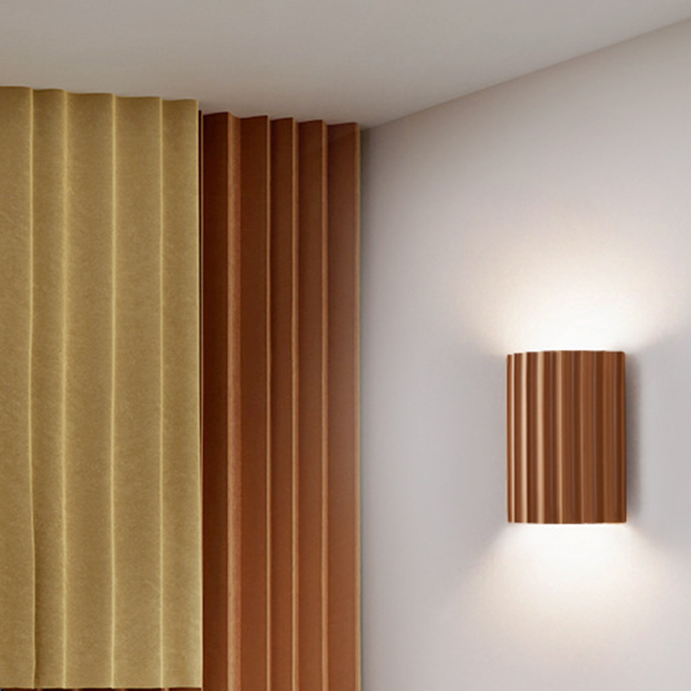 Modern Semi-Circle Resin Wall Sconce Light