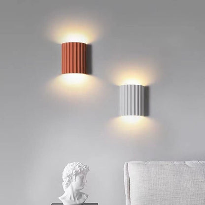 Modern Semi-Circle Resin Wall Sconce Light