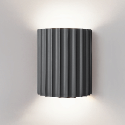 Modern Semi-Circle Resin Wall Sconce Light
