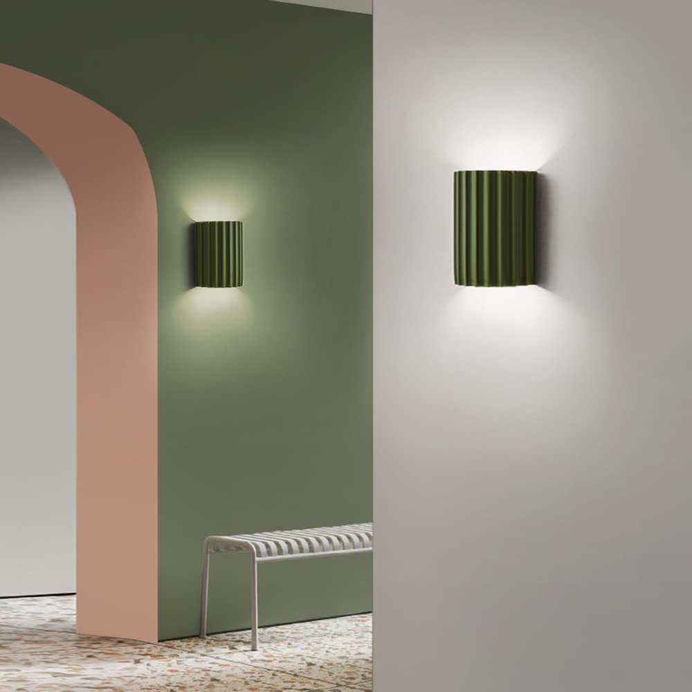 Modern Semi-Circle Resin Wall Sconce Light
