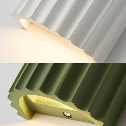 Modern Semi-Circle Resin Wall Sconce Light