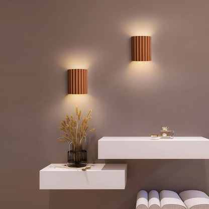 Modern Semi-Circle Resin Wall Sconce Light