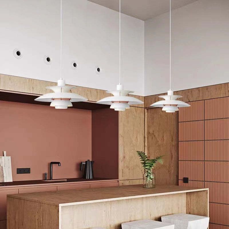 Morandi Modern LED Metal Hanging Lamp