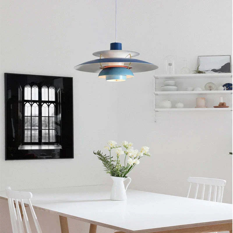 Morandi Modern LED Metal Hanging Lamp