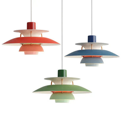 Morandi Modern LED Metal Hanging Lamp