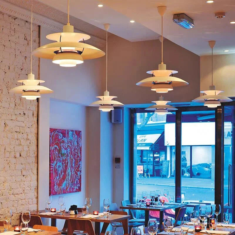 Morandi Modern LED Metal Hanging Lamp