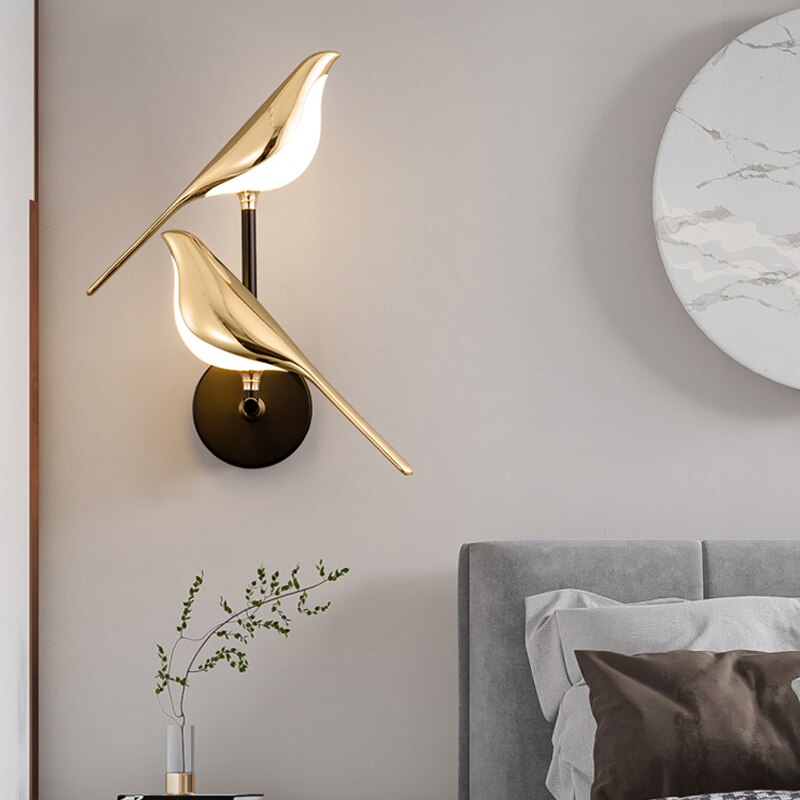Modern Bird-Shaped LED Wall Sconce Light