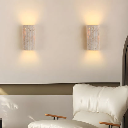 Stone LED Wall Sconce Light