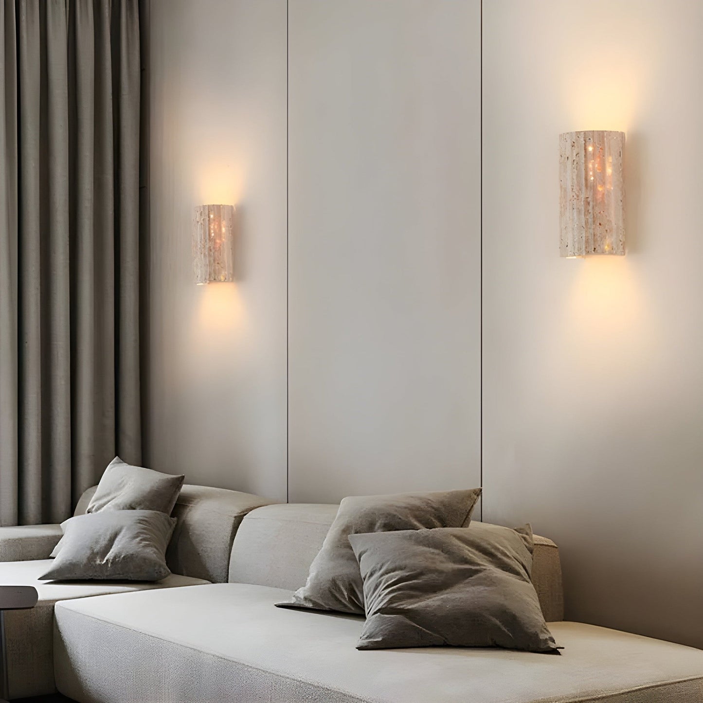 Stone LED Wall Sconce Light