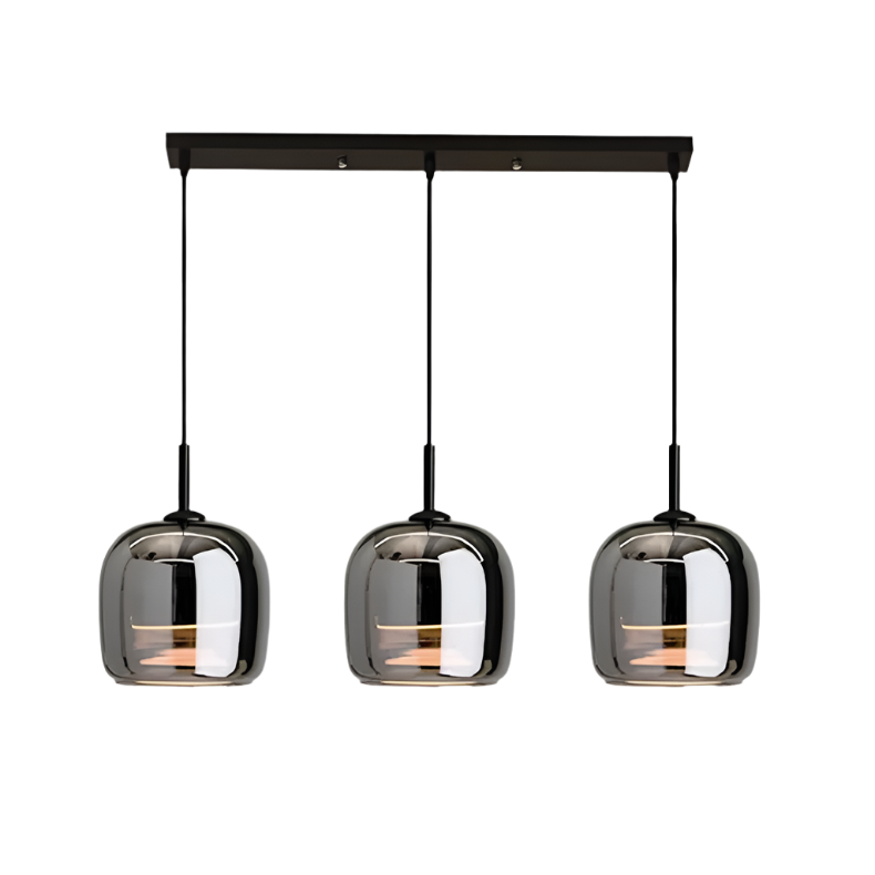 Nordic Black Glass Pendant Light Fixture