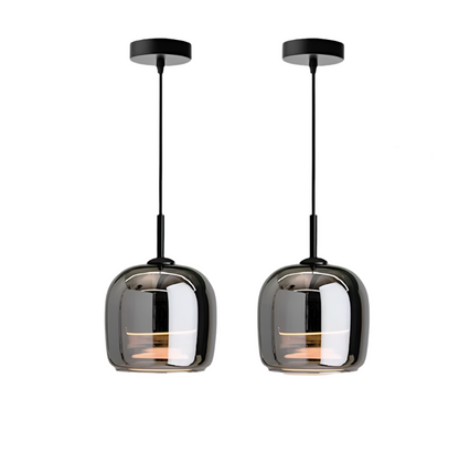 Nordic Black Glass Pendant Light Fixture