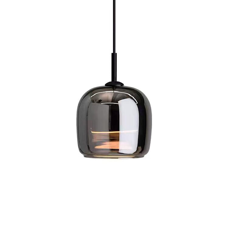 Nordic Black Glass Pendant Light Fixture