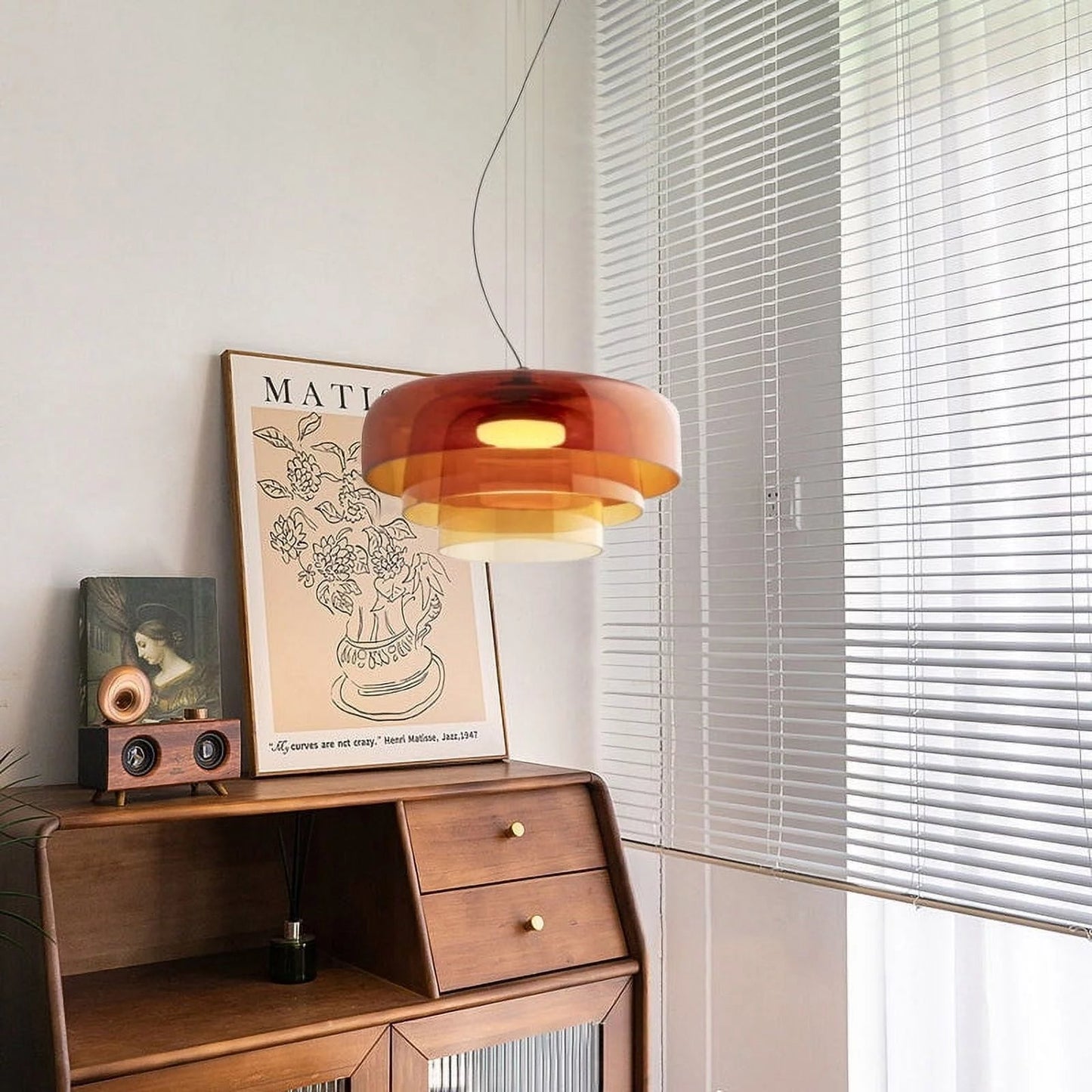 Nordic Glass Hanging Pendant Light Fixture