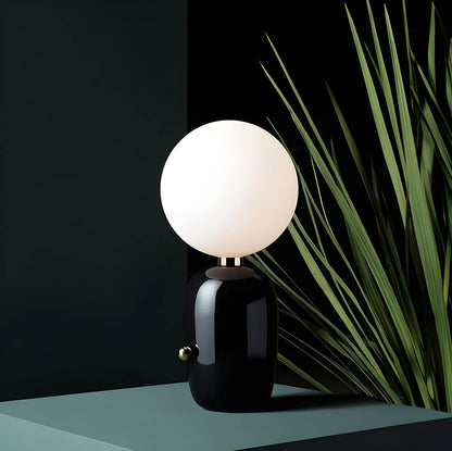 Raiso Modern Table Lamp with Glass Shade