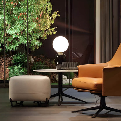 Raiso Modern Table Lamp with Glass Shade