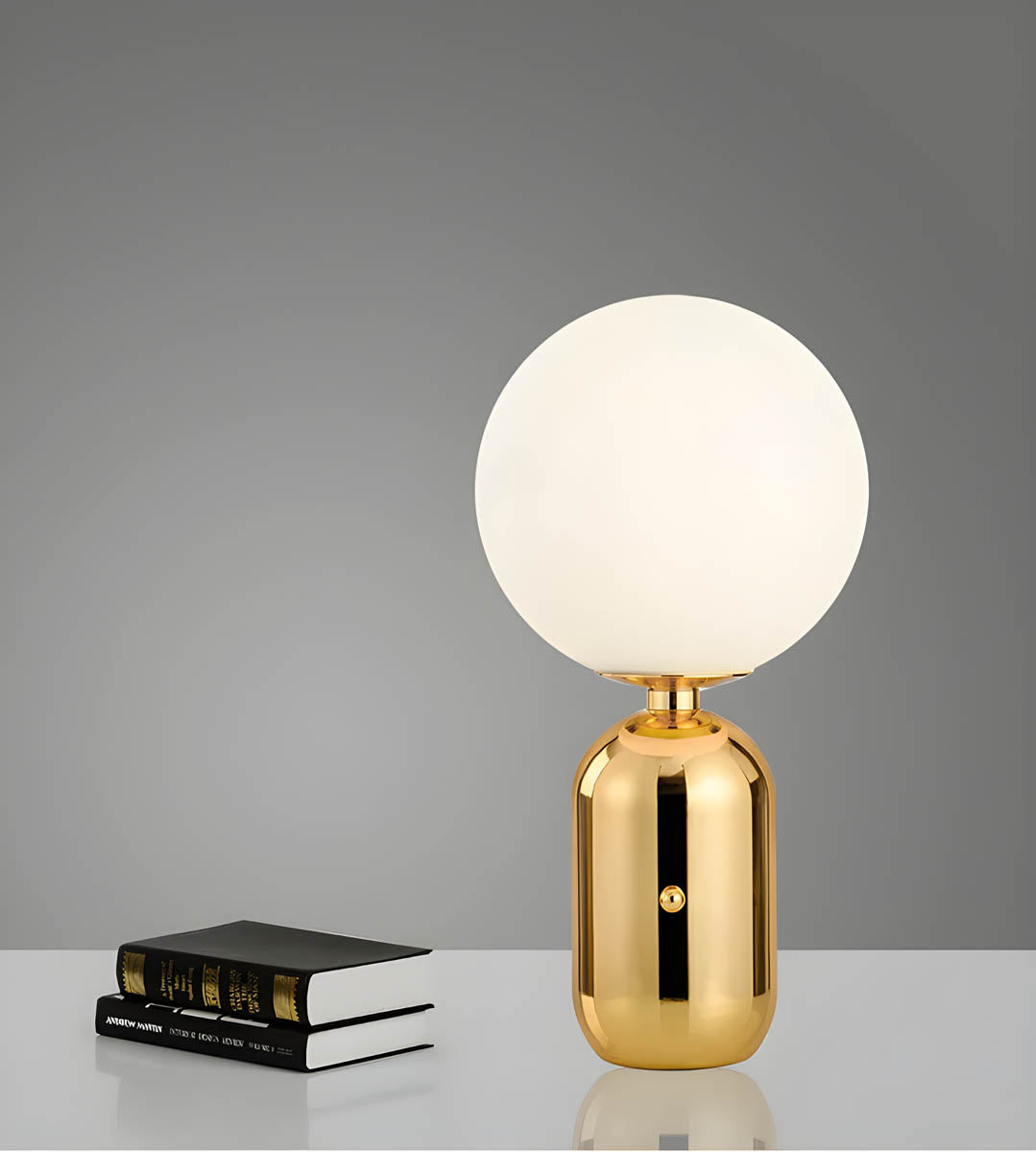 Raiso Modern Table Lamp with Glass Shade
