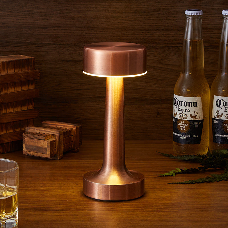 Dimmable LED Restaurant Bar Table Lamp Rechargeable