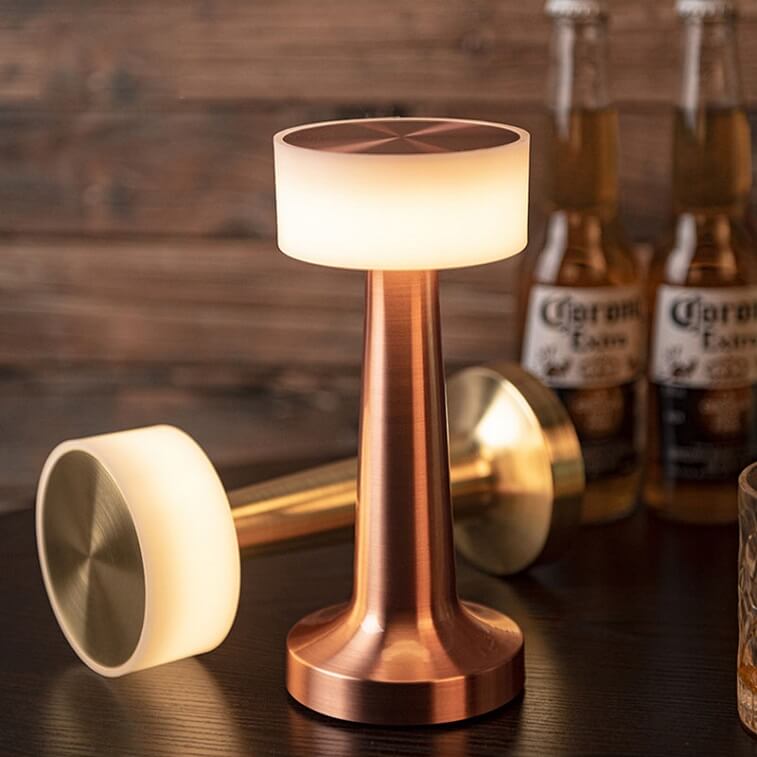 Dimmable LED Restaurant Bar Table Lamp Rechargeable