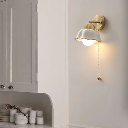 Retro French Flower Wall Sconce Light