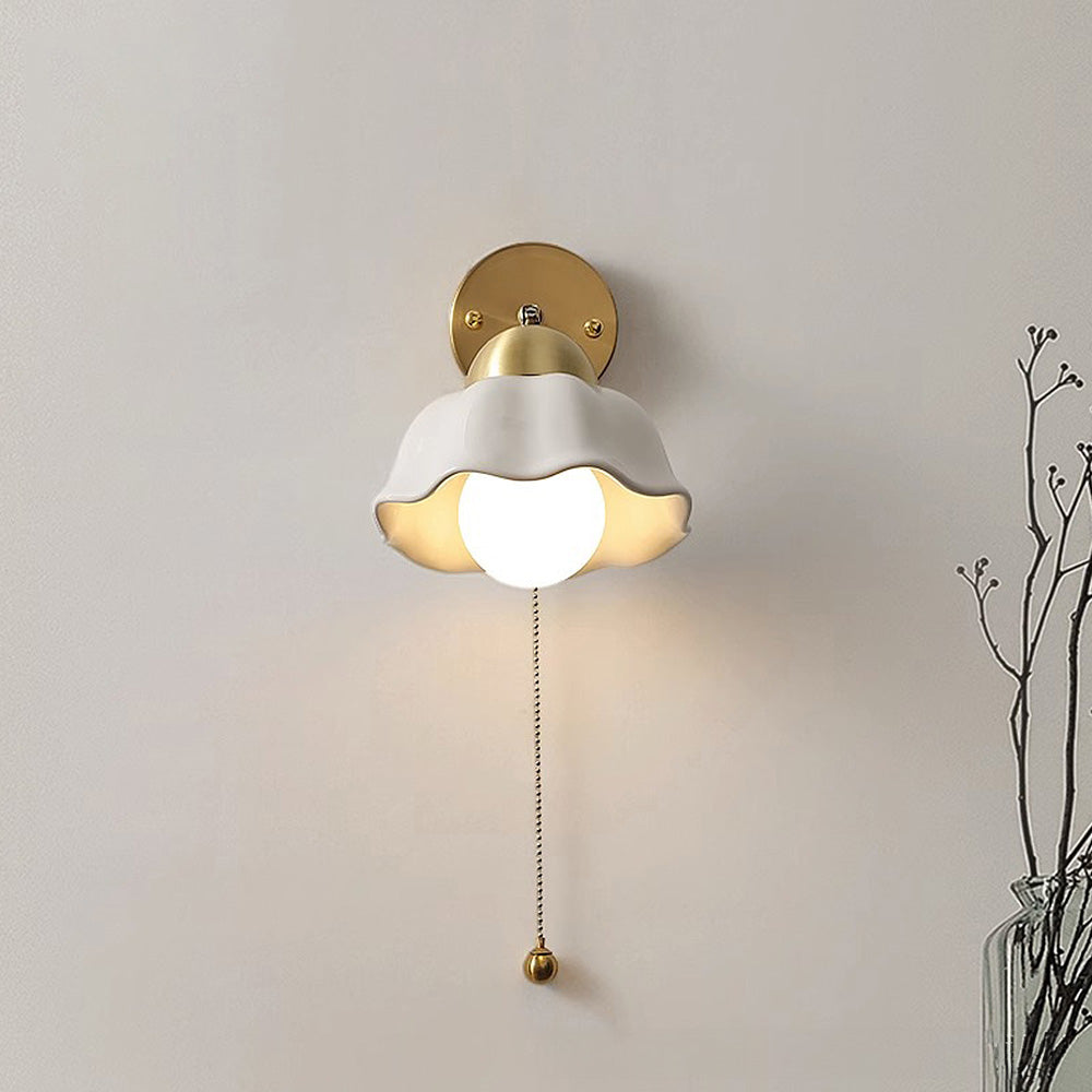 Retro French Flower Wall Sconce Light