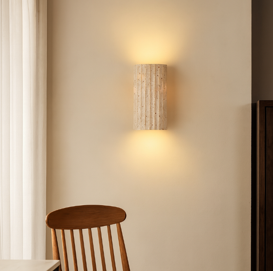 Stone LED Wall Sconce Light