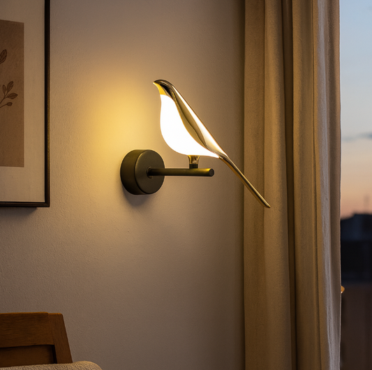 Modern Bird-Shaped LED Wall Sconce Light