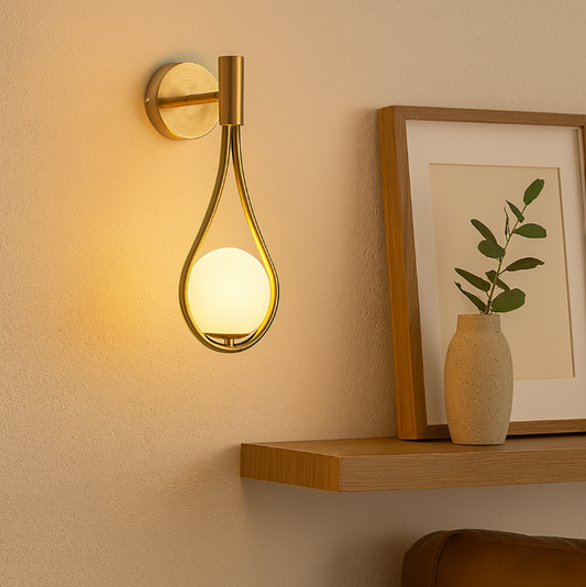 Modern Nordic Glass Wall Sconce Light