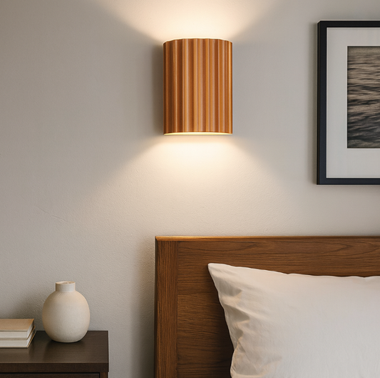 Modern Semi-Circle Resin Wall Sconce Light