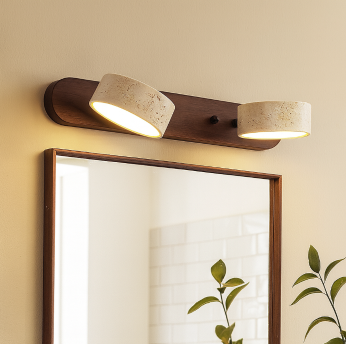 Travertine Duo LED Wall Sconce